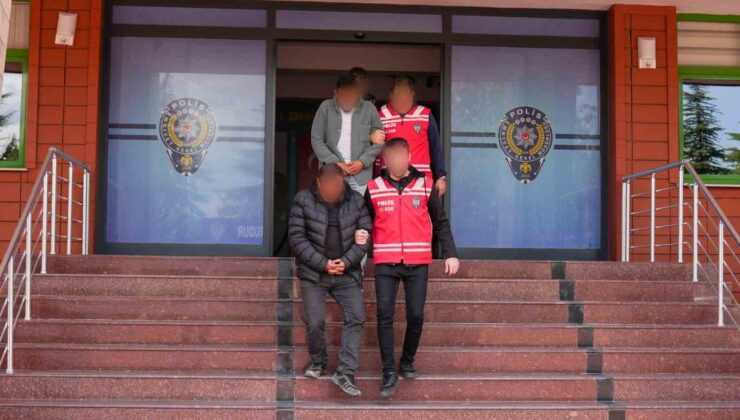 Altın kaplama bilezikleri gerçek sanarak çalan şahıslar tutuklandı