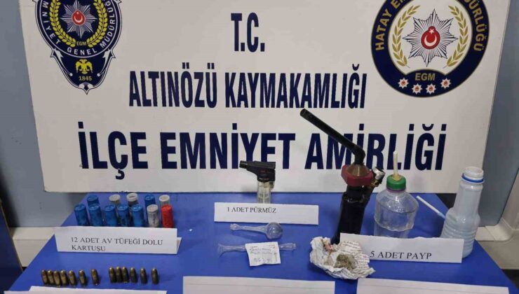 Altınözü’nde uyuşturucu operasyonu