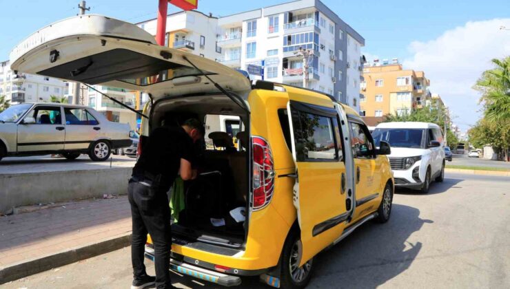 Aranması olan taksi şoförü 5 kilometrelik kovalamaca ile yakalandı
