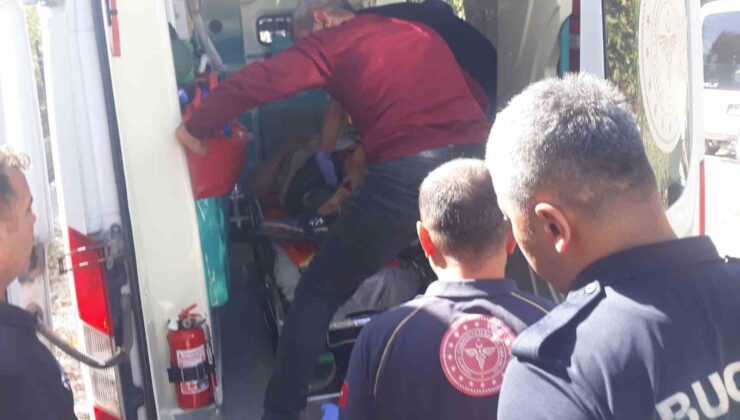 Ayağını çapa makinesine kaptıran şahıs yaralandı