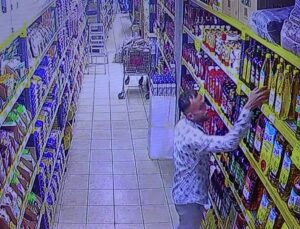 Ayçiçek yağını pantolonunun içine sokarak çaldı