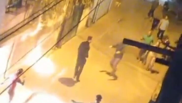 Babasının evine sığınan eşine dehşeti yaşattı