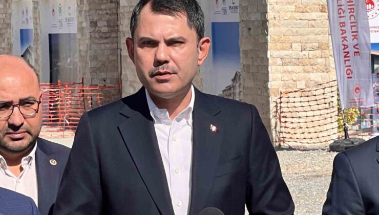 Bakan Kurum: “Şuan 101 bin 254 konut teslim ettik”