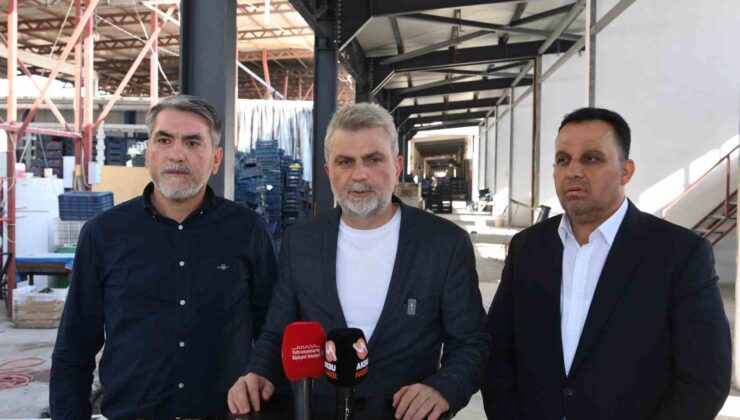 Başkan Görgel: “Sebze ve meyve halimizde yeni iş yerlerini teslime hazırlıyoruz”