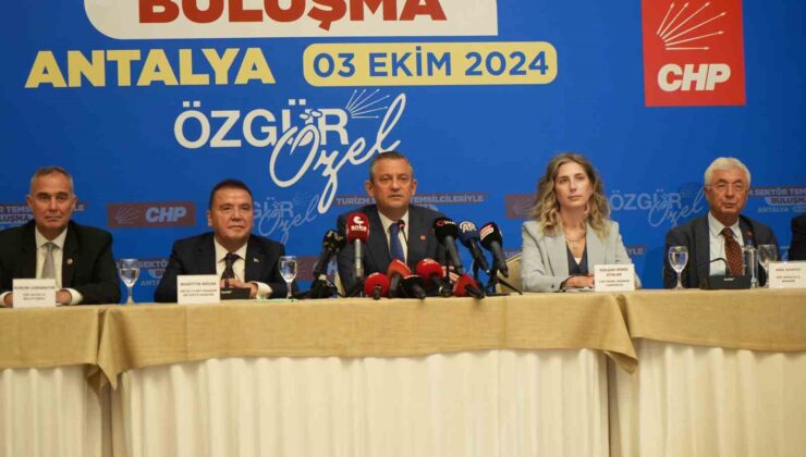 CHP Genel Başkanı Özel: “Parka havuza yola sigara atılınca da füze atılmış gibi zarar veriyor”