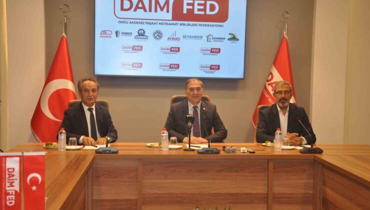 DAİMFED Genel Başkanı Karslıoğlu: “En önemli projemiz Beton Deney Laboratuvarı”