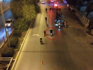 Denetimden kaçmaya çalışan motosiklet sürücüsü yakalandı