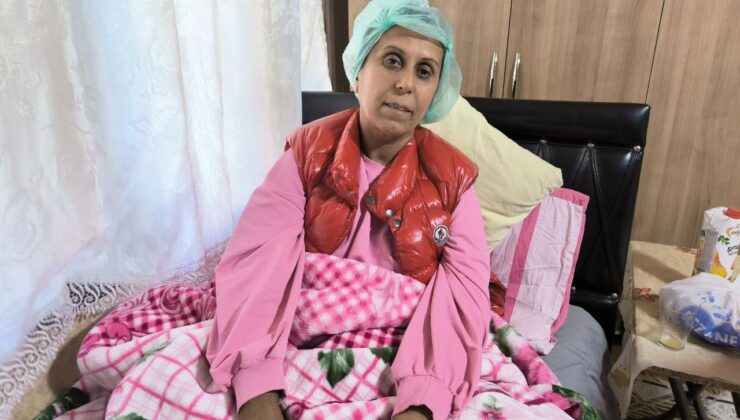 Evinin bahçesinde kafasına yorgun mermi isabet eden kadın sol kulunu kullanamıyor