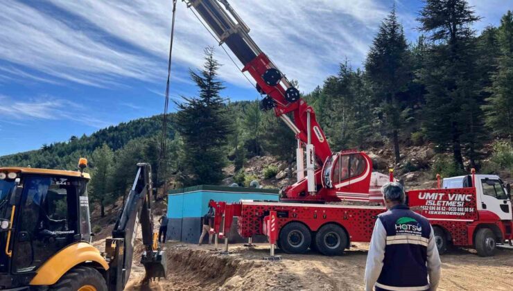 Hatay’da depremde zarar gören su depoları yenileniyor