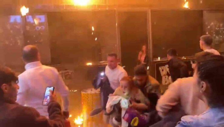 Isparta’da korkutan yangın: 5 katlı eğlence merkezi alev alev yandı
