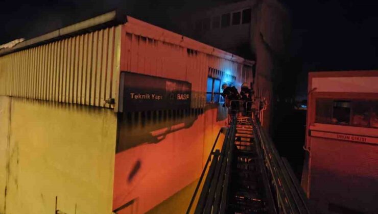 Kahramanmaraş’ta tekstil fabrikasında yangın