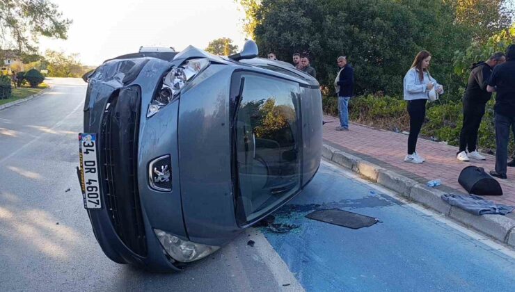 Kaza yapan arkadaşına yardım etmek isterken başka bir kazaya neden oldu