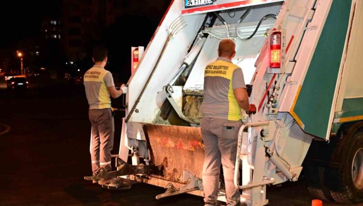 Kepez’de gece ekipleri iş başında