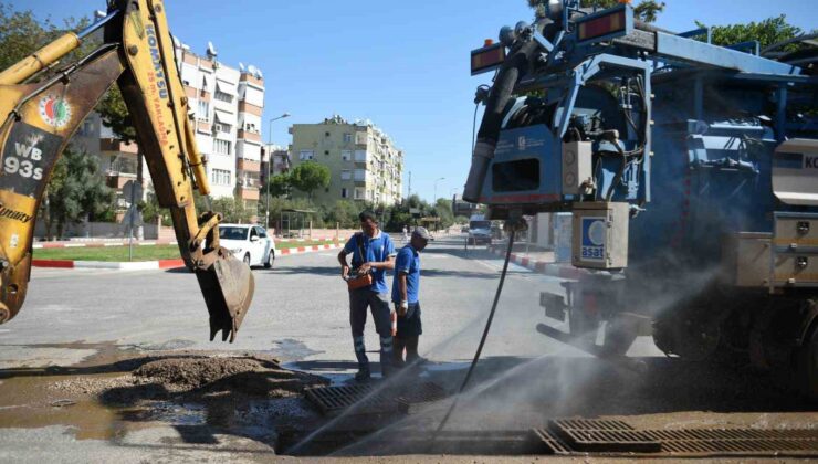 Kepez’de su baskınlarına karşı etkin mücadele