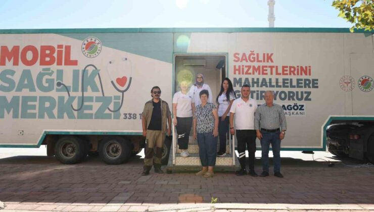 Kepez’in Mobil Sağlık Tırı mahallelerde