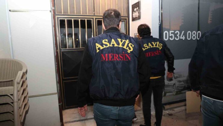 Mersin’de eş zamanlı operasyon, aranan 97 şahıs yakalandı