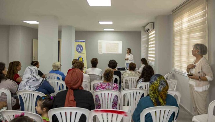 Mersin’de kadınlar ’meme kanseri’ konusunda bilgilendirildi