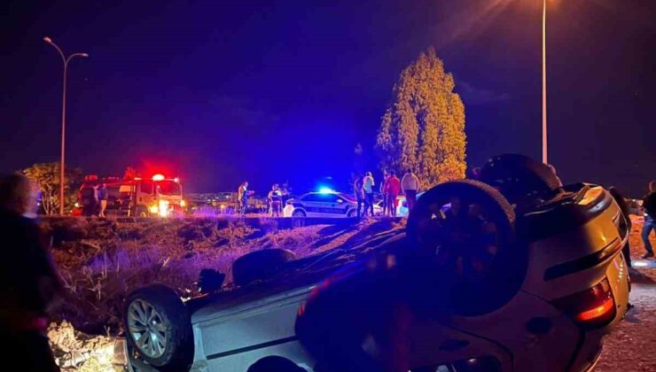 Takla atan otomobilin 20 yaşındaki sürücüsü hayatını kaybetti