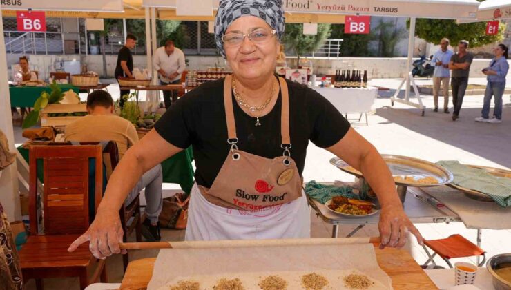 Tarsus’ta ’Slow Food Yeryüzü Pazarı’ yeni sezona ’merhaba’ dedi