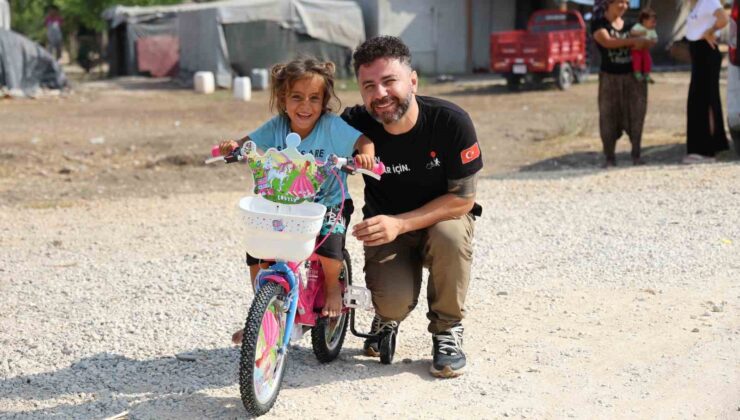 Tekgül’ün bisiklet hayali gerçek oldu