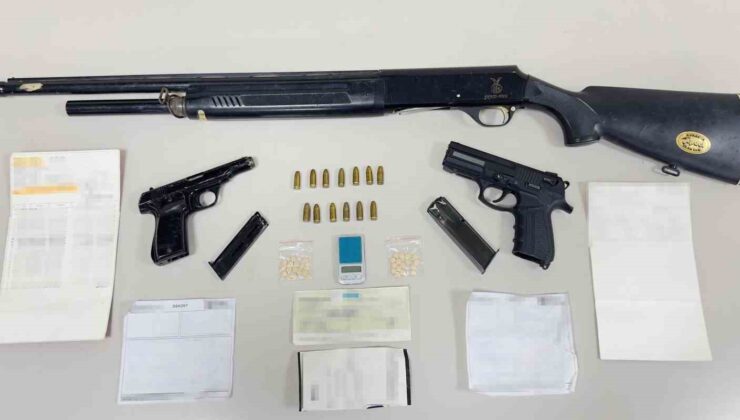 Tekstil üzerine faaliyet gösteren işyerinde cephanelik çıktı