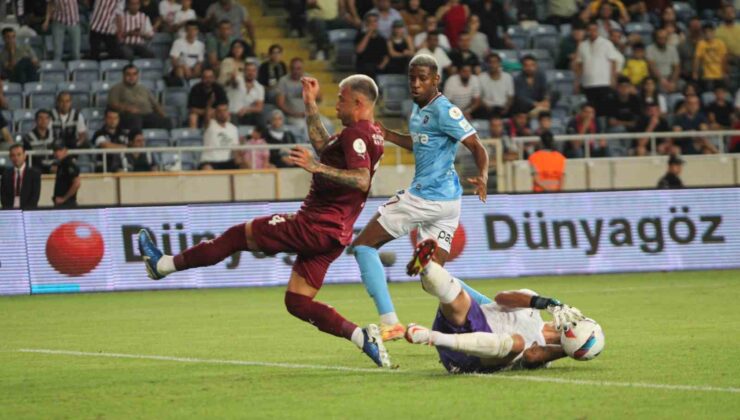 Trendyol Süper Lig: Hatayspor: 1 – Trabzonspor: 0 (İlk yarı)