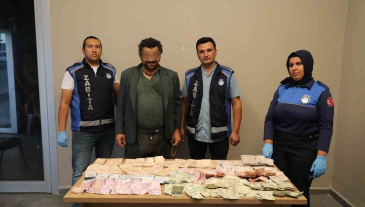 Üzerinden 12 bin 980 TL çıkan dilencinin 9 Bin TL devlet yardımı aldığı ortaya çıktı