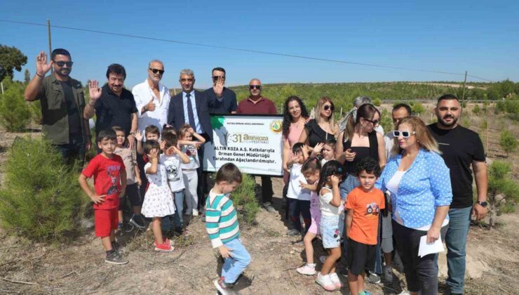 Yanan ormanlar “Her çocuk için bir fidan” projesiyle yeniden yeşeriyor