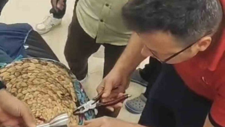 Yemek hazırlarken parmağı blendere sıkıştı