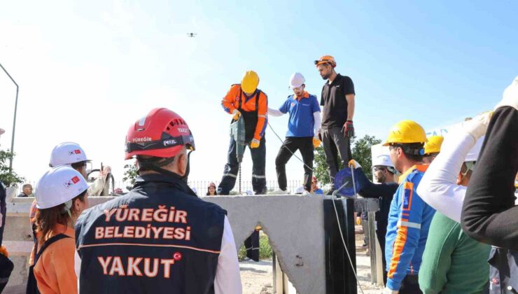 Yüreğir Belediyesi arama kurtarma ekibine AFAD’dan eğitim