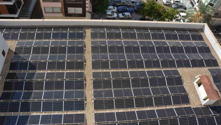 Alanya Adliye Binası kendi elektriğini üretmeye başladı
