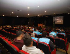 Alanya Belediyesi personeline iş sağlığı ve kadına şiddete yönelik seminer