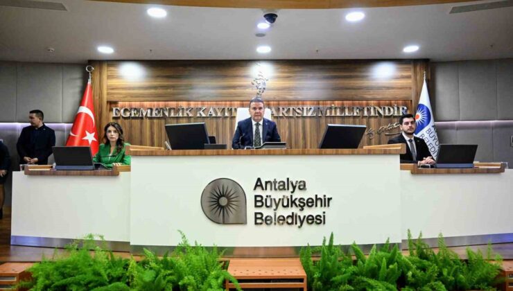 Antalya Büyükşehir Belediyesi’nin 2025 yılı tahmini bütçesi 39 milyar TL