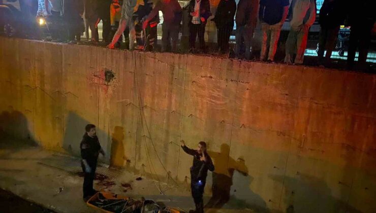 Antalya’da dereye düşen şahıs ağır yaralandı