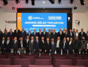 AOSB’de “Akdeniz Bölgesi Sanayi Zirvesi”