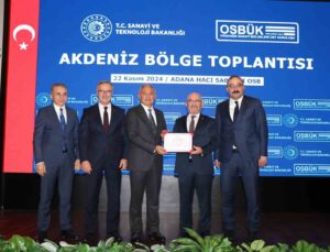 AOSB’ye “Yeşil OSB” belgesi