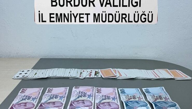 Burdur’da kumar oynandığı tespit edilen bir iş yeri kapatıldı