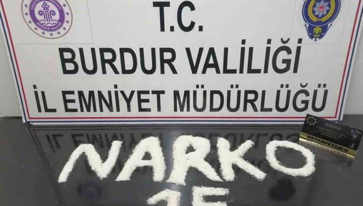 Burdur’da uyuşturucu operasyonu: 3 şüpheli tutuklandı