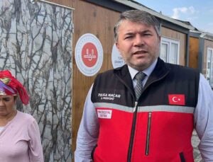 Derme çatma barakada yaşayan kadın, konteyner kentte yerleştirildi