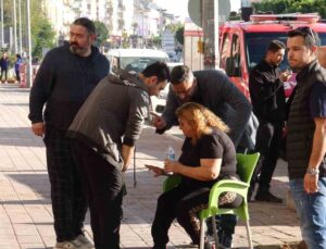 Gaz sıkışması bomba gibi patladı, 2 belediye çalışanı yaralandı