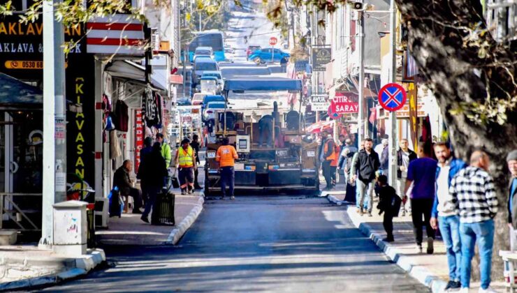 Gülnar’ın caddeleri yenilendi