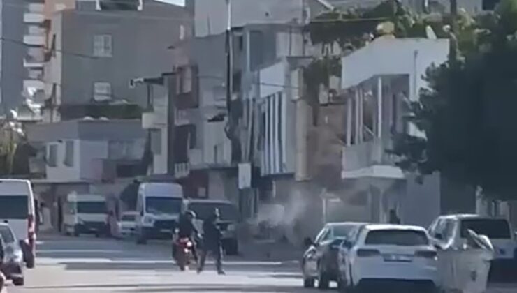 Haraç saldırısı kamerada