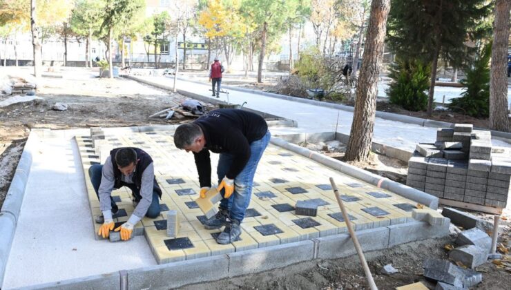 Isparta’da yeni park çalışmaları devam ediyor
