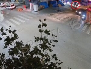 Isparta’daki kaçak kazıda şüphelinin yakalanış anı kamerada