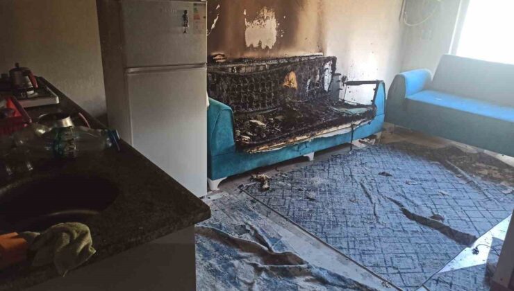 Kahramanmaraş’ta ikamet yangını