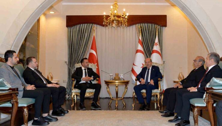 Mersin GİAD yönetimi Cumhurbaşkanı Ersin Tatar ile görüştü