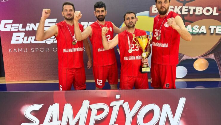 Mersin Milli Eğitim Müdürlüğü, basketbolda Türkiye ikincisi oldu