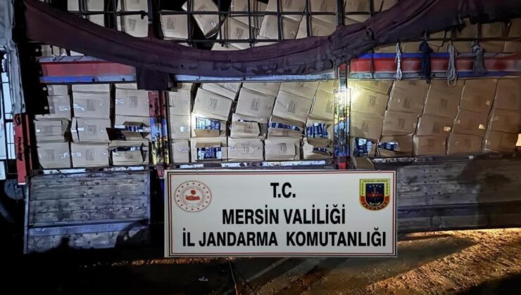 Mersin’de 5 ton kaçak tütün ele geçirildi