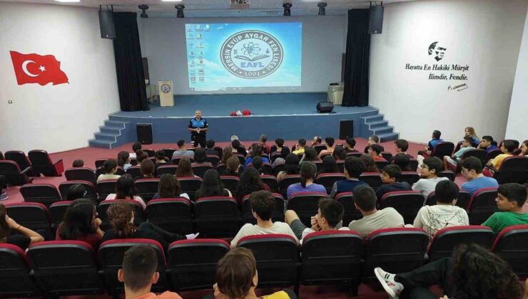 Mersin’de öğrenciler ’güvenlik’ konusunda bilgilendirildi