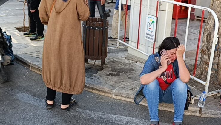 Motosiklete çarpan otomobil sürücüsü kaza sonrası gözyaşlarına hakim olamadı
